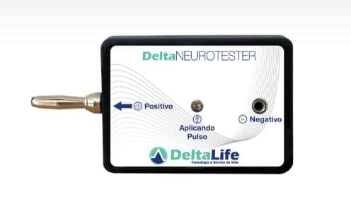 Sensor de impulsos elétricos - NeutoTester O Neurotester é mais um equipamento com objetivo de facilitar ainda mais procedimentos cirúrgicos em clínicas veterinárias. Tem a função de demonstrar o impulso elétrico emitido pelo neurolocalizador DL250 ou qualquer Neurolocalizador do mercado, possibilitando assim, a verificação do bom funcionamento da agulha, do aparelho e da bateria.
